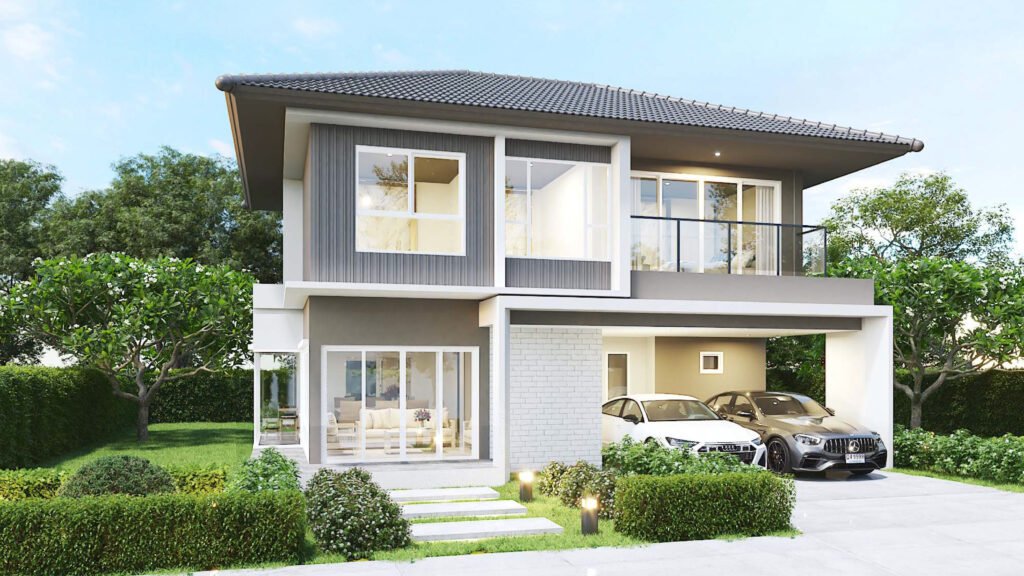 แบบบ้าน Benir บี ทเวนตี้ เวสต์เกต บ้านเดี่ยว 4 ห้องนอน พื้นที่ใช้สอย 190.85 ตร.ม.